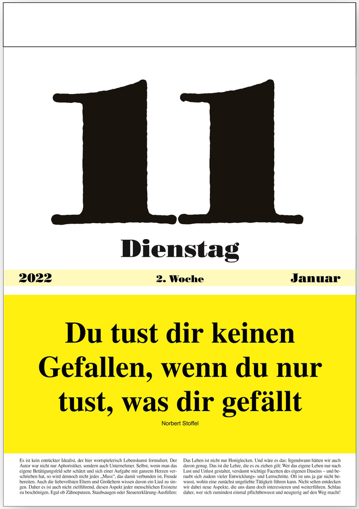 Original Leitspruch-Tageskalender 2025 – Original Leitspruchkalender