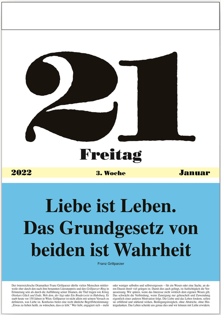 Original Leitspruch-Tageskalender 2025 - lieferbar ab September – Original Leitspruchkalender
