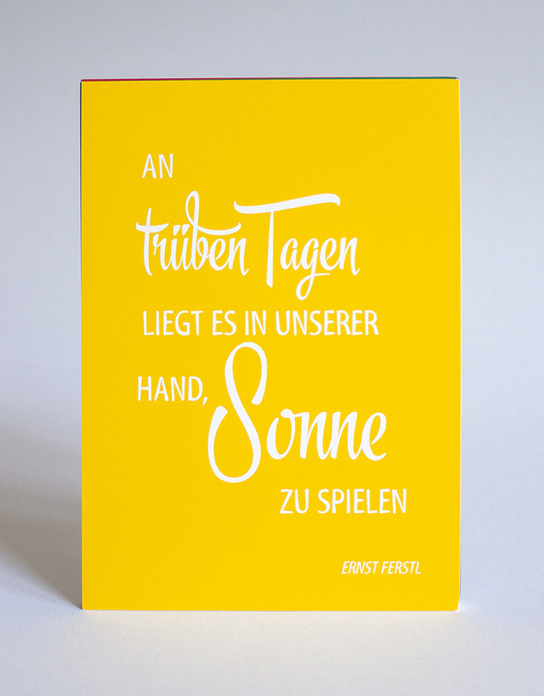Spruchkarten im bunten Set Original Leitspruchkalender Kalender Spruchkarten Kalender