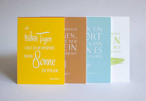 Spruchkartensets 1-4